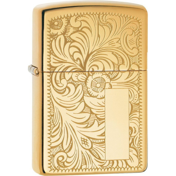 Zippo Venetian 352B — золотая зажигалка с орнаментом